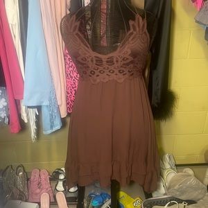 Brown dress